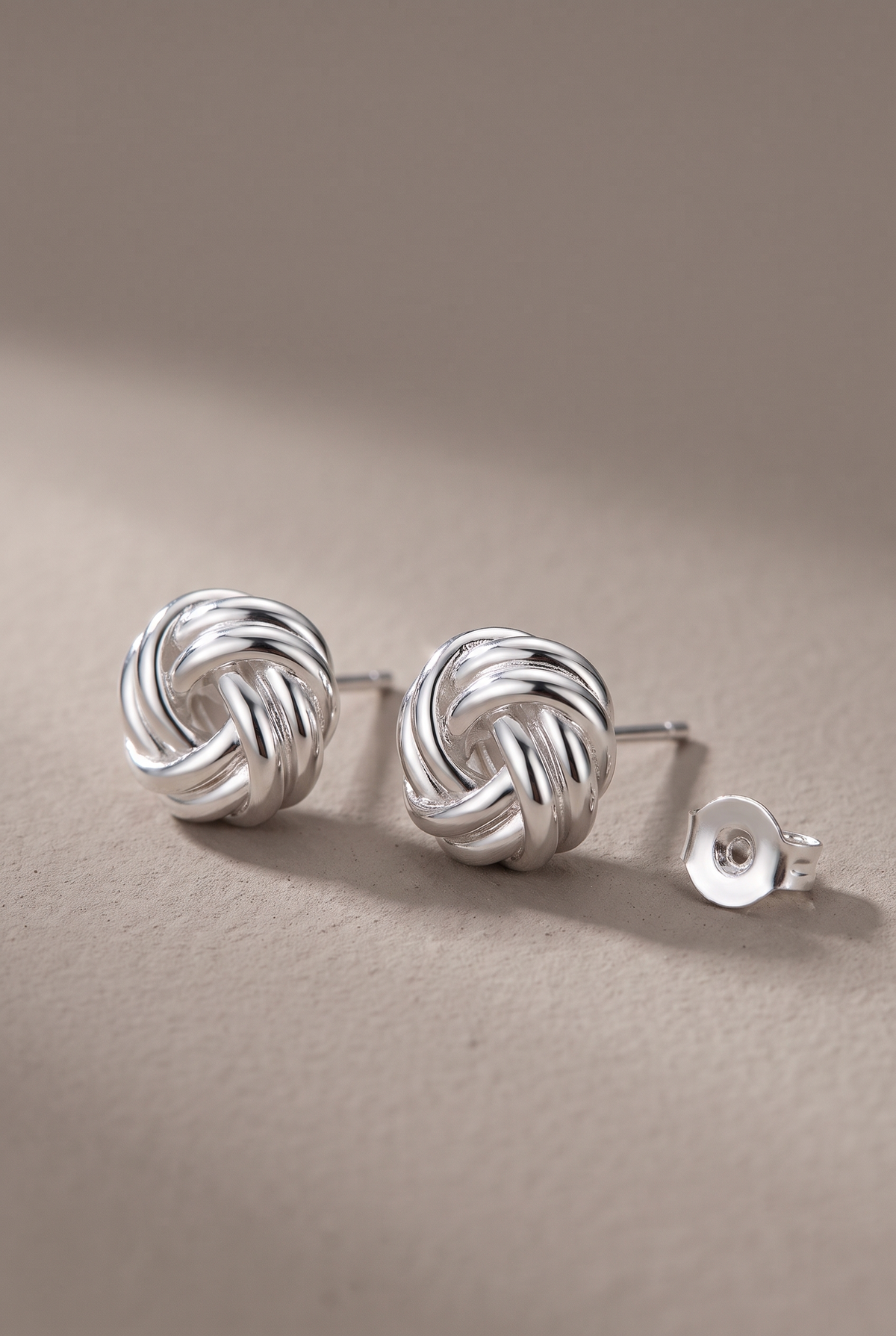 Knot Twist Stud Earrings