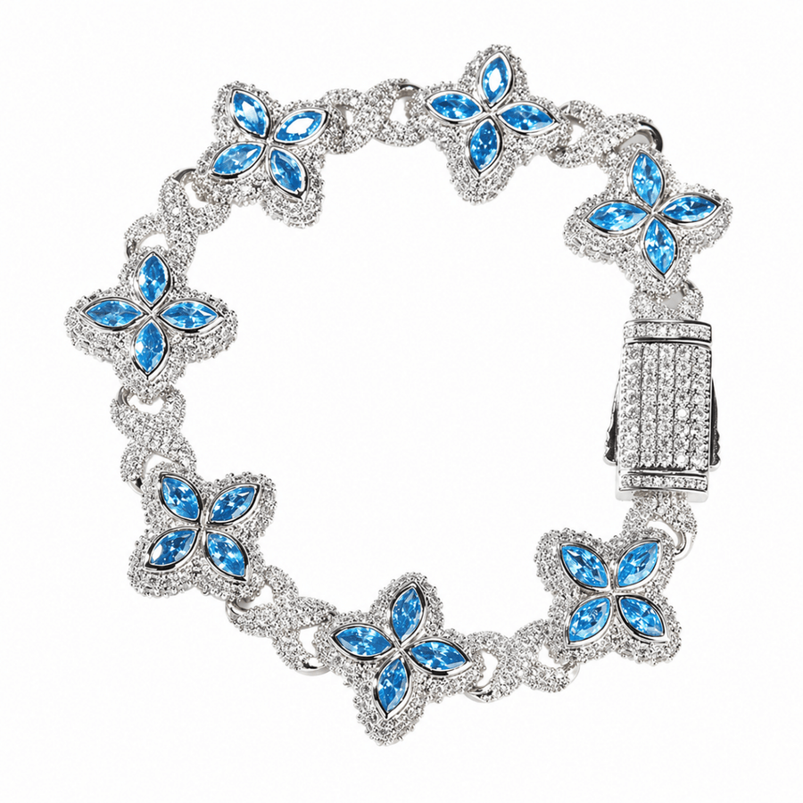 Azure Ice Flow Bracelet