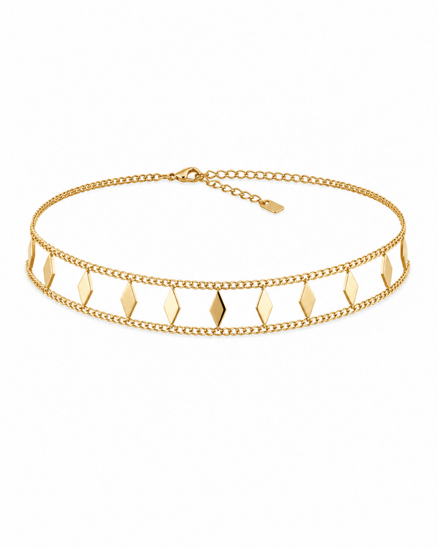 Diamond Charm Choker