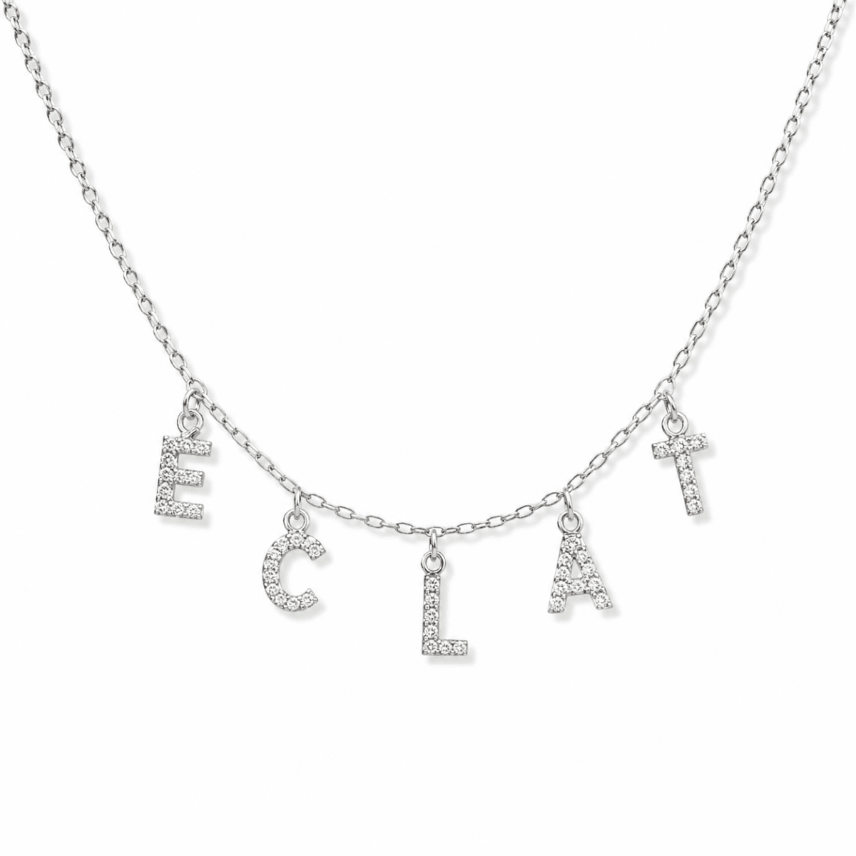 Initial Necklace | Silver