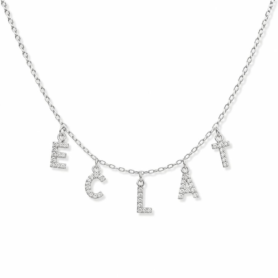 Initial Necklace | Silver