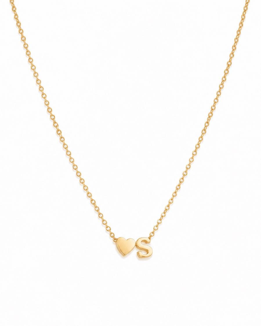 Initial Heart Necklace
