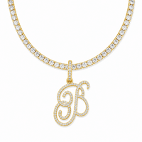 Leila Tennis Necklace | Gold