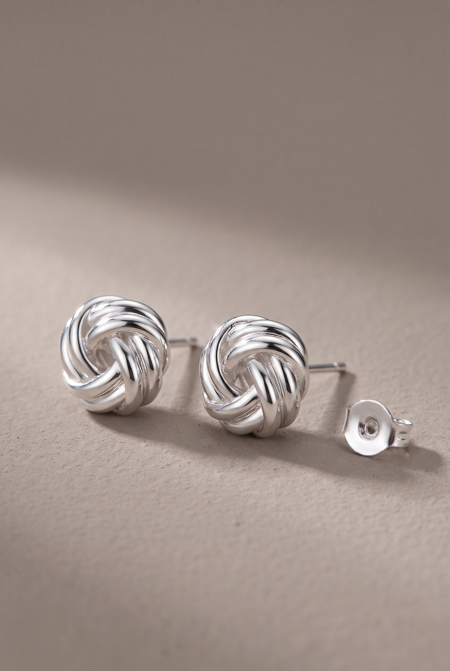 Knot Twist Stud Earrings