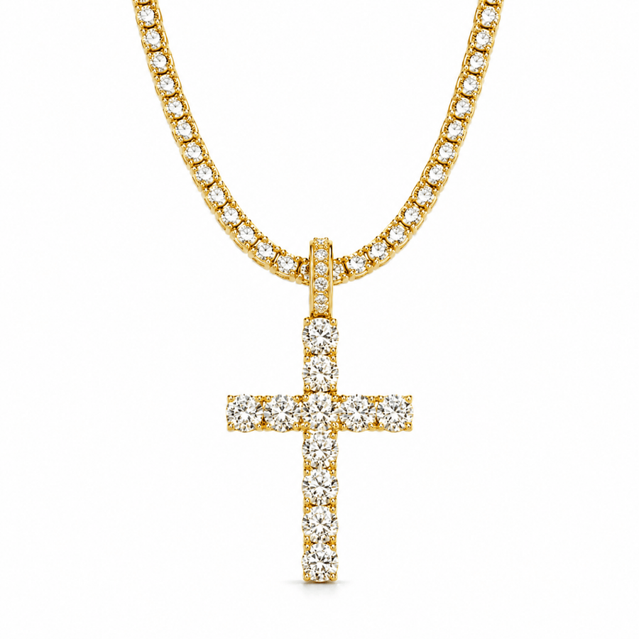 Iced Faith Name Gold