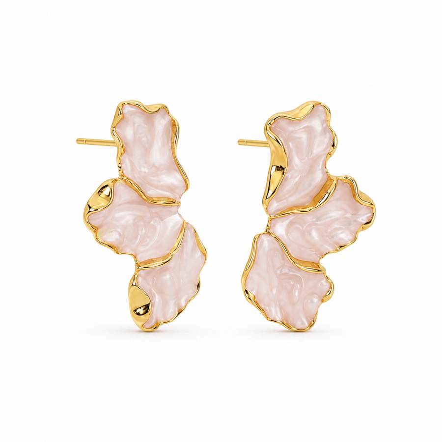 Rose Petal Studs