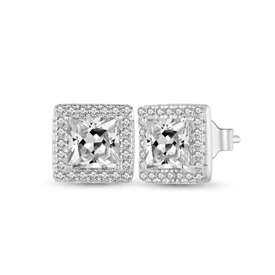 Square Halo Studs